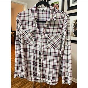 Express Portofino Shirt Plaid